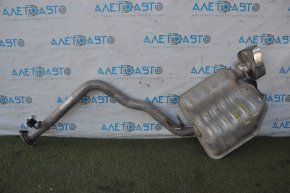 Muffler rear part with barrel left Dodge Challenger 09-14 3.6 with chrome tip