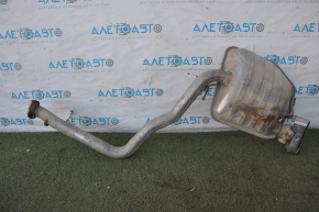 Muffler rear part with barrel left Dodge Challenger 09-14 3.6 with chrome tip