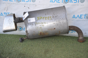 Muffler rear part barrel right Toyota Avalon 13-18 3.5 corrosion