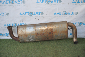 Muffler rear part with barrel Ford Ecosport 18-19 2.0 rusty