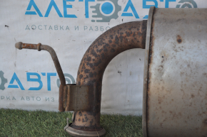 Muffler rear part with barrel Ford Ecosport 18-19 2.0 rusty