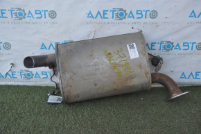 Muffler rear part barrel Toyota Avalon 13-18 2.5 hybrid, dents