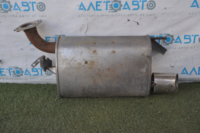 Muffler rear part barrel Toyota Camry v50 12-13 usa XLE, SE with nozzle, dents