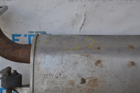Muffler rear part barrel Toyota Camry v50 12-13 usa XLE, SE with nozzle, dents