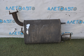 Muffler rear part with barrel Toyota Camry v40 2.4, 2.5, hybrid, rusty
