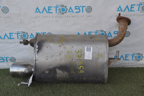 Muffler rear part with barrel right Toyota Camry v40 3.5 rusty, dents