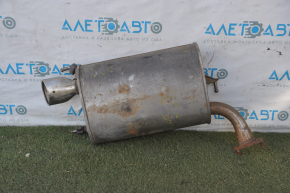 Muffler rear part with barrel right Toyota Camry v40 3.5 rusty, dents