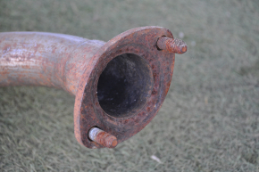 Muffler rear part with barrel right Toyota Camry v40 3.5 rusty, dents