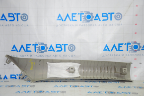 Front pillar trim upper left Nissan Rogue 14-20 gray, scratches, broken mount