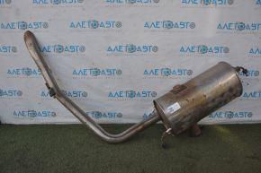 Muffler rear part with barrel Toyota Sienna 11-16 3.5 FWD rusty, dented