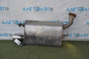 Muffler rear part with barrel right Toyota Camry v55 15-17 3.5 usa dented, rusty