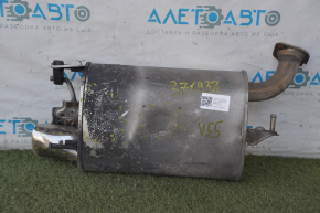 Muffler rear part with barrel Toyota Camry v55 15-17 2.5 usa dents
