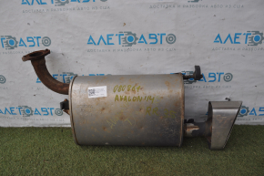 Muffler rear part barrel right Toyota Avalon 13-18 3.5 rusty