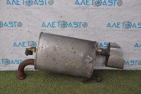 Muffler rear part barrel right Toyota Avalon 13-18 3.5 rusty