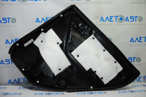 Door trim card rear left Subaru Forester 14-15 SJ black with gray insert cloth, armrest cloth, broken crepe, for dry cleaning, scratch