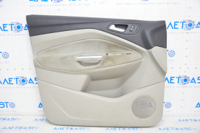 Door trim card front left Ford Escape MK3 13-16 prerest, beige, under chemical