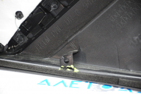 Door trim card rear right Subaru Forester 14-15 SJ black with black insert leather, armrest leather, harman kardon, scratches, breakage of fastener