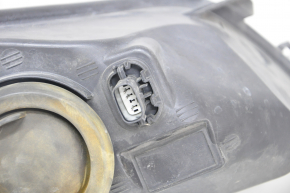 Headlight front left bare Ford Escape MK3 13-16 prerest, halogen, spider web, for polishing