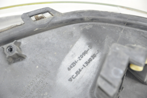 Headlight front left bare Ford Escape MK3 13-16 prerest, halogen, spider web, for polishing