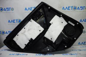 Door trim card rear right Subaru Forester 14-15 SJ black with gray insert cloth, armrest cloth