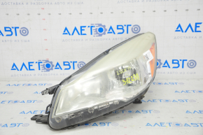 Headlight front left bare Ford Escape MK3 13-16 prerest, halogen, spider web, for polishing