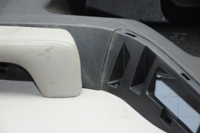 Door trim card rear right Subaru Forester 14-15 SJ black with gray insert cloth, armrest leather, dry-cleanable