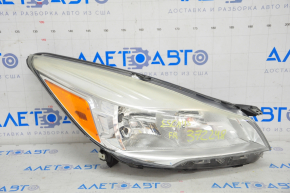 Headlight front right bare Ford Escape MK3 13-16 dorest halogen, cobweb, for polishing
