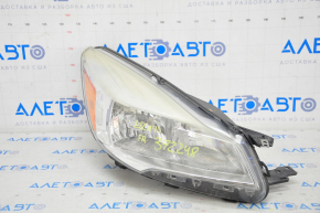 Headlight front right bare Ford Escape MK3 13-16 dorest halogen, cobweb, for polishing