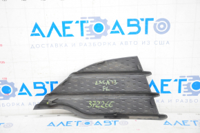 Front bumper grille left Ford Escape MK3 13-16 prerest mat, broken guide