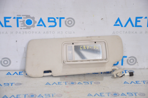 Left visor Honda CRV 12-14 beige for dry cleaning