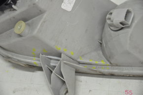 Left turn signal Ford Escape MK3 13-16 prerest, white with fog lights, cracked housing