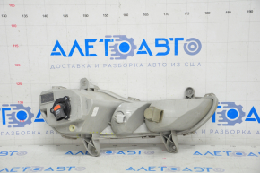 Left turn signal Ford Escape MK3 13-16 prerest, white with fog lights, cracked housing