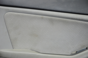 Door trim card front left Kia Optima 11-14 gray with gray insert cloth, armrest leather, dry-cleanable