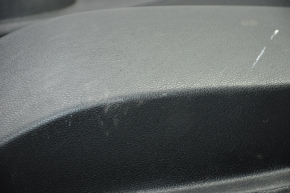 Door trim card front left Kia Optima 16-18 black with black insert leather, armrest leather, scratches