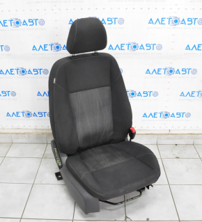 Passenger seat Ford Focus mk3 15-18 rest, without airbag, mechanical, cloth black, for dry cleaning