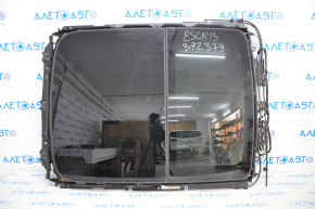 Sunroof assembly Ford Escape MK3 13-19 panorama, gray curtain