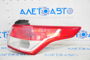 Outer wing lamp right Ford Escape MK3 13-16 prerest, cracks on glass