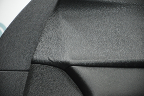 Door trim card front right Kia Optima 16-18 black with black insert leather, armrest leather, tears, scratches