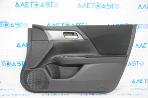 Door trim card front right Honda Accord 13-15 velour black, scratches
