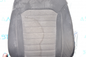 Driver's seat Ford Edge 15-23 without airbag, mechanical, cloth black, shot, for cleaning