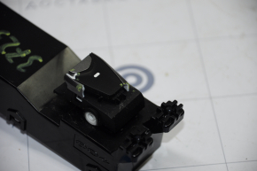 Rear right window lift control Hyundai Santa FE Sport 13-18 black, gray inserts, button defect