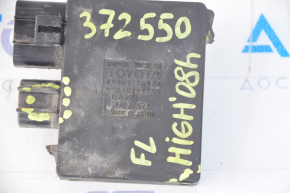 Left cooling fan computer Toyota Highlander 08-13 hybrid, broken fasteners, broken latch, broken housing
