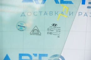 Front left door glass Hyundai Tucson 16-21