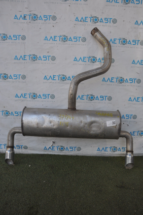 Muffler rear part with barrel Jeep Cherokee KL 14-14 3.2 AWD 2 pipes, dents
