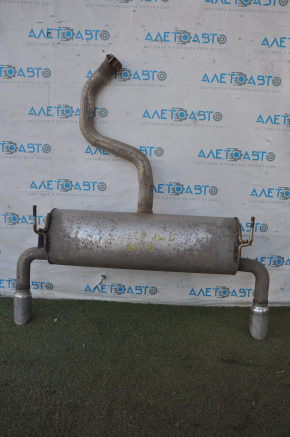 Muffler rear part with barrel Jeep Cherokee KL 14-14 3.2 AWD 2 pipes, dents