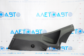 Rear pillar trim lower left Ford Focus mk3 11-18 4d black, broken fastener, scratches