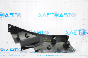 Rear pillar trim lower left Ford Focus mk3 11-18 4d black, broken fastener, scratches