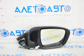 Side mirror right Nissan Rogue 14-16 5 pins, turn signal, graphite