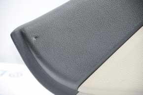 Door trim card rear left Kia Optima 11-15 beige with beige insert cloth, armrest leather, butt, for dry cleaning