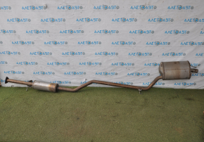 Middle and rear muffler with barrel for Honda Accord 13-17 2.4